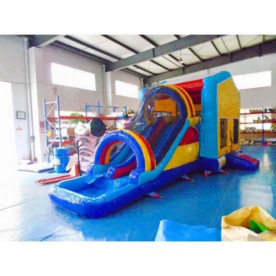 Inflatable Module Bouncer Combo with pool