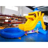 Inflatable Garden Slide Dolphin