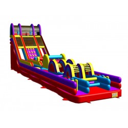 66FT Inflatable Mega Obstacle Challenge Course 66FT Inflatable Mega Obstacle Challenge Course