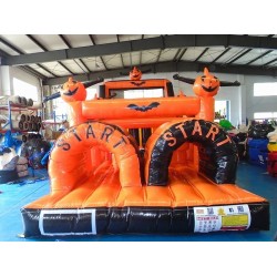 Backyard Halloween Obstacle Backyard Halloween Obstacle