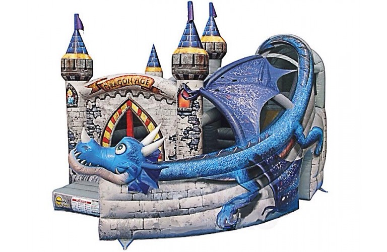Dragon Inflatable Bouncy Slide
